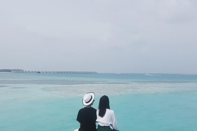 Kỳ nghỉ ở Maldives nắng ấm của đôi bạn thân Quỳnh Chi và Thuỳ Dung-1