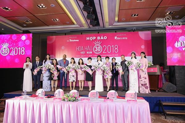 Dàn hoa hậu, á hậu Việt Nam đọ sắc tại sự kiện công bố cuộc thi Hoa hậu Việt Nam 2018-1