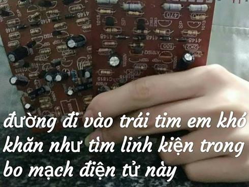 Khi sinh viên Đại học Công Nghiệp tỏ tình toàn bằng linh kiện điện tử