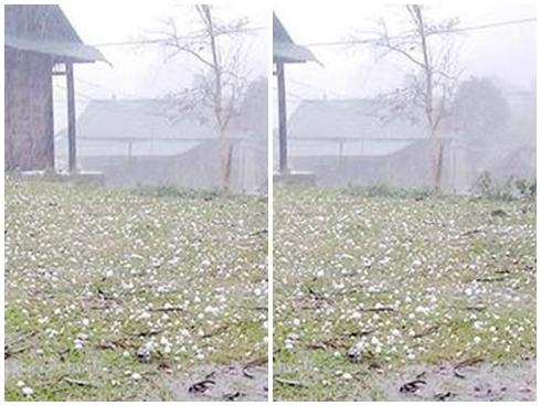 30 phút mưa đá, trắng xóa nhiều làng bản ở Nghệ An-10