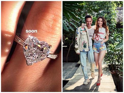 Khoe nhẫn khủng, Hồ Ngọc Hà chuẩn bị làm đám cưới với Kim Lý hay sắp chuyển sang ngạch buôn kim cương?