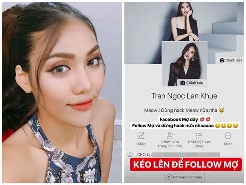 Lập Facebook mới, Lan Khuê hài hước nhắn hacker: 'Đừng hack Mợ nữa nha'