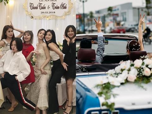 Hot girl - hot boy Việt: Dàn hotteen đồng loạt khoe ảnh tạo dáng 'lầy lội' trong đám hỏi JustaTee - Trâm Anh