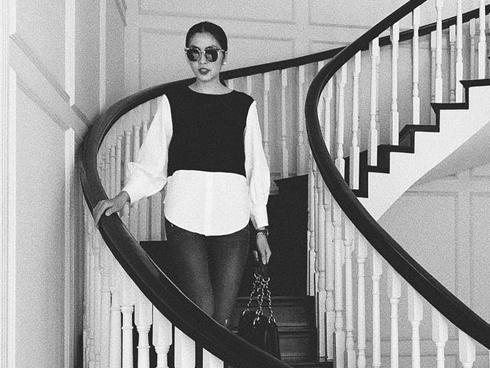 Tin sao Việt: Tăng Thanh Hà đẹp giản dị trong dinh thự triệu đô