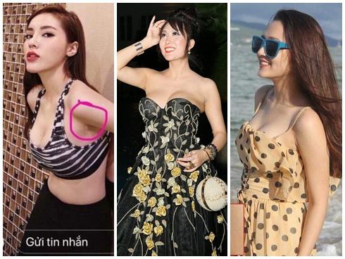 Không công khai phẫu thuật nhưng dàn mỹ nhân Việt chẳng thế che nổi dấu tích nâng ngực