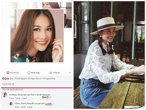 Thanh Hằng vừa đổi phong cách nữ tính thì cô bạn thân Hồ Ngọc Hà đã lên tiếng