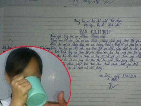 Bác sĩ nói gì qua vụ học sinh uống nước giẻ lau bảng