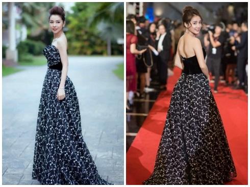 Chưa yên chuyện tình cảm, bạn gái Trường Giang tiếp tục vướng 'phi vụ' đụng váy với Jennifer Phạm