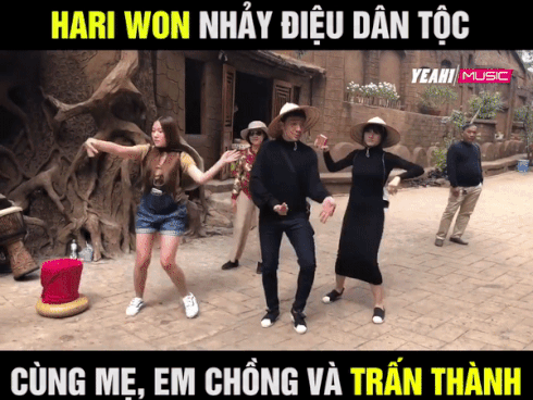 CHẾT CƯỜI: Hari Won lôi kéo mẹ và em gái Trấn Thành nhảy vũ điệu dân tộc theo phong cách 'bá đạo'