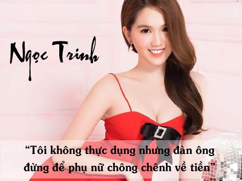 Tuyên bố không thực dụng, Ngọc Trinh chỉ yêu cầu: 'Đàn ông đừng để phụ nữ thấy chông chênh về tiền'