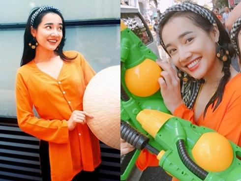 Nhã Phương ướt nhẹp 'quậy banh nóc' trong Lễ hội té nước Thái Lan