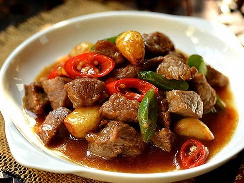 Bò rim tỏi ớt đậm đà ngon cơm