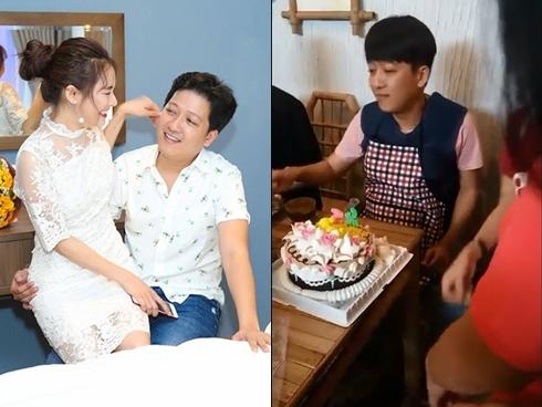 Năm ngoái tưng bừng đón sinh nhật với Nhã Phương, năm nay Trường Giang mừng tuổi mới trong gượng cười dù fan vây quanh