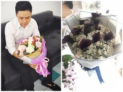 Hot girl - hot boy Việt: Phan Thành tìm chủ nhân bó hoa 'giống nấm mèo' trong sinh nhật tuổi 29
