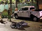 Ôtô bán tải tông hàng loạt xe máy ở trung tâm Sài Gòn, 2 người chết