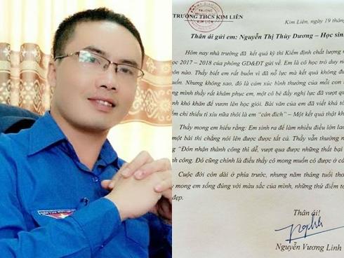 Thầy hiệu trưởng tâm lý nhất ‘Vịnh Bắc Bộ’ viết tâm thư động việc học trò thi trượt