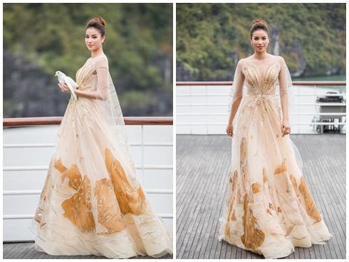 Ngắm Phạm Hương đi catwalk theo chuẩn thần thái hoa hậu