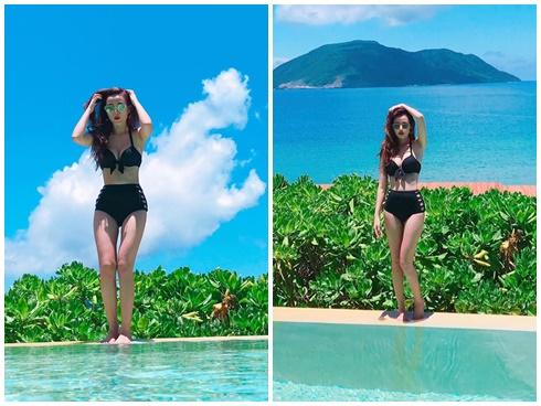Hot girl - hot boy Việt: Midu phô diễn hình thể quyến rũ với bikini