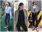 Xuất sắc trên sàn catwalk, Thanh Hằng - Hà Hồ tiếp tục 'chiếm sóng' street style đẹp tuần qua