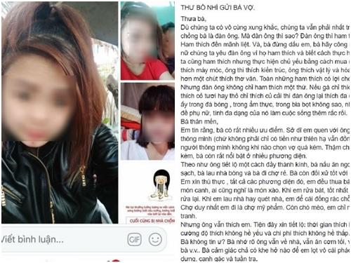 Cả thế giới ra mà xem, có những cô vợ chịu đau đớn thế này rồi, bồ nhí vẫn ‘dạy khôn’