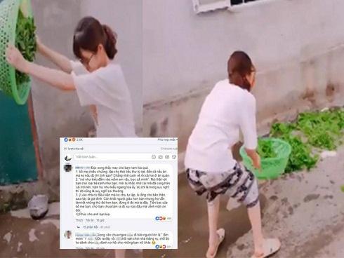 Bố chồng tương lai phê bình 'không biết vẩy rau', cô gái lên mạng nói xấu nhà người yêu cũ