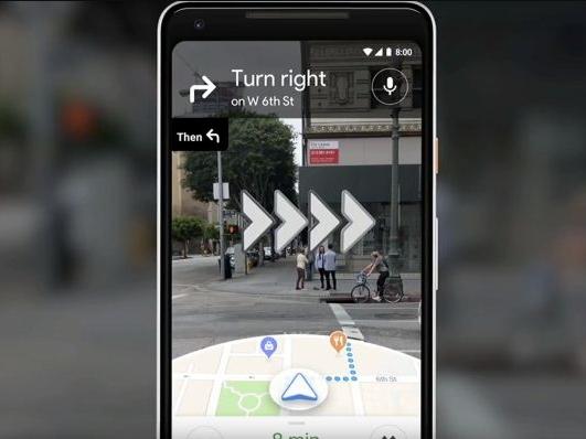 Google Maps thêm tính năng chỉ đường qua camera