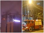 Hà Nội: Cháy lớn ở tòa nhà MB Grand Tower trên đường Lê Văn Lương