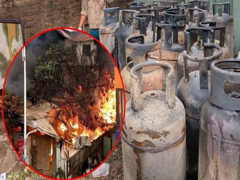 Biệt thự cháy ngùn ngụt dưới chân cầu Vĩnh Tuy: Chủ nhà lén lút bán gas