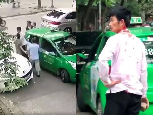 Thanh niên choảng tài xế taxi tóe máu 'gây bão' ra công an làm việc
