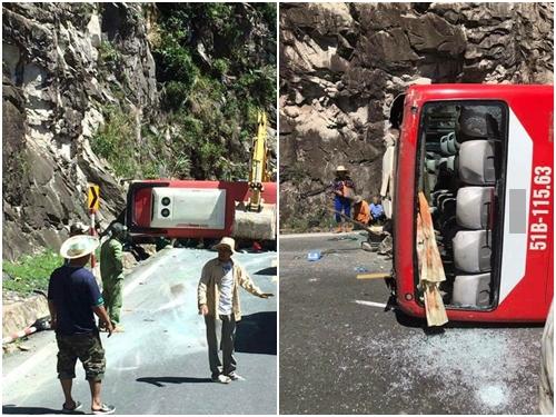 Lật xe khách ở Quảng Ninh, 7 người thương vong-2