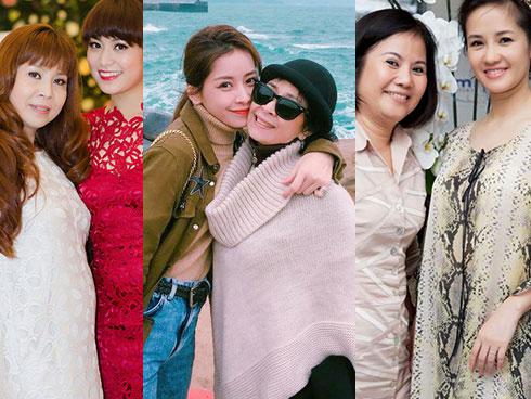 Những bà mẹ của Sao Việt vừa trẻ đẹp lại nổi tiếng không thua kém con cái