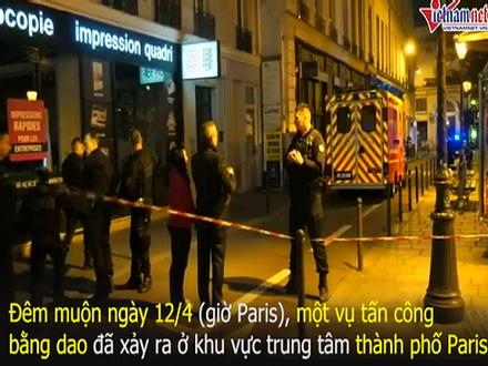 Tấn công bằng dao ở trung tâm Paris, 1 người chết, 5 người bị thương