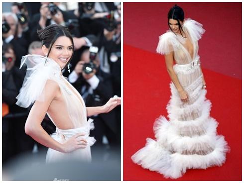 Lộ nhũ hoa, Kendall Jenner vẫn đẹp như tiên nữ 'cân' dàn mỹ nhân thế giới