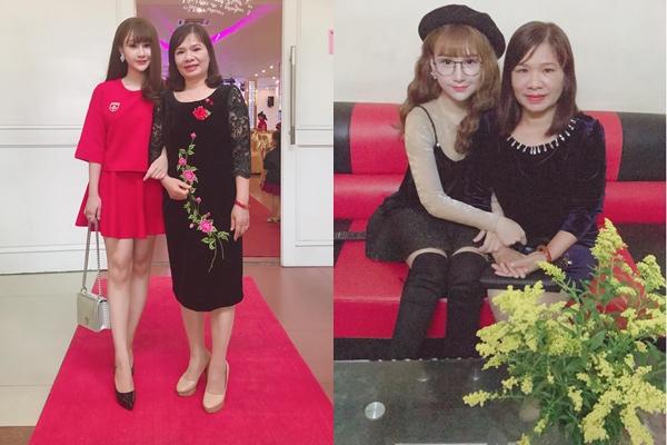 Nếu xét về nhan sắc vượt thời gian không thể không kể đến mẹ của Yến Tatoo. Nhìn vào ảnh không thể phủ nhận hot girl thừa hưởng gen di truyền từ mẹ.