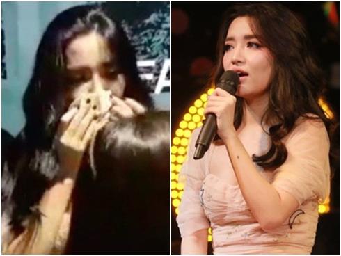 Bích Phương lần đầu hát live 'Bùa yêu', khóc rưng rức khuyên fan đừng thức khuya cày view cho mình