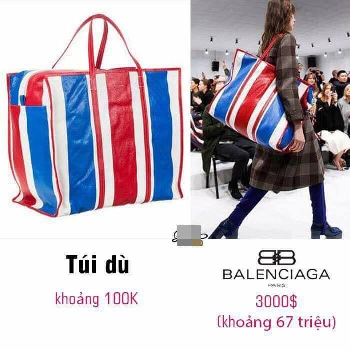 Siêu phẩm Balenciaga với giá khoảng 67 triệu đồng chỉ được bán với giá 100.000 nghìn đồng tại Việt Nam.