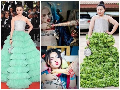 THÁN PHỤC bộ sưu tập váy áo đình đám cosplay từ đồ ăn của nàng béo Thái Lan