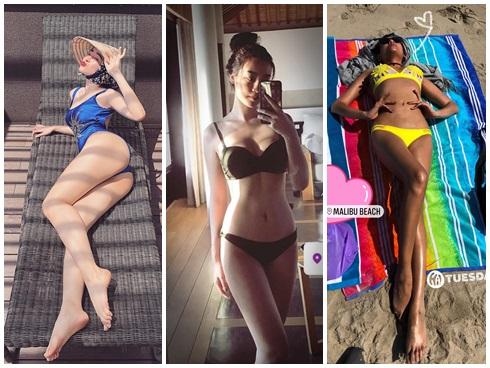 Đỗ Mỹ Linh bất ngờ khoe hình thể sexy so kè với 'nữ hoàng vòng 3' Angela Phương Trinh