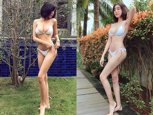 Fan 'sốt sình sịch' trước loạt ảnh khoe dáng nóng bỏng của 'gái hai con' Elly Trần