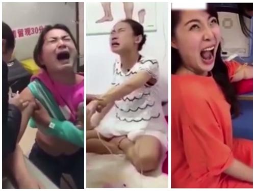 Clip: Thanh niên đi tiêm phòng mà la lối khóc lóc còn hơn con nít