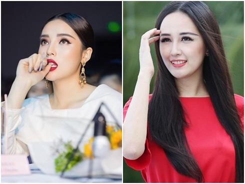 Sau Mai Phương Thúy, tới lượt Kỳ Duyên họa lông mày dài tận... thái dương