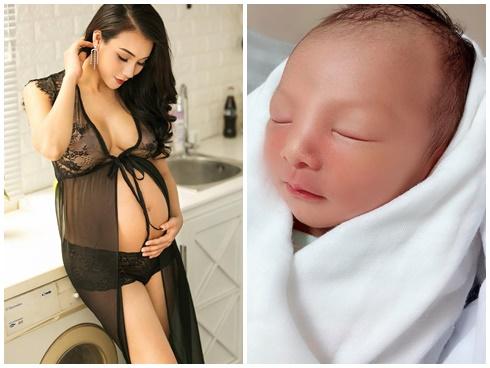 Hot girl - hot boy Việt: Nga Tây khoe cận mặt con trai đầu lòng mới sinh
