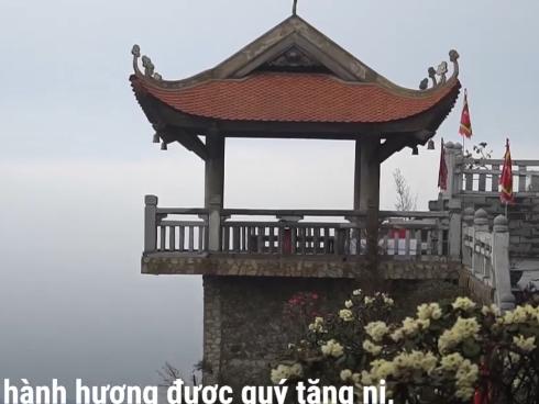 Ngọc Diễm đưa con gái lên đỉnh Fansipan lúc âm 4 độ C-7