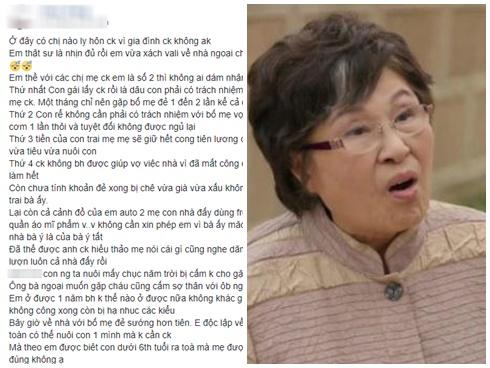 Mẹ chồng đặt ra '4 quy tắc làm dâu' vô lý đùng đùng, vợ bất chấp ôm con về ngoại