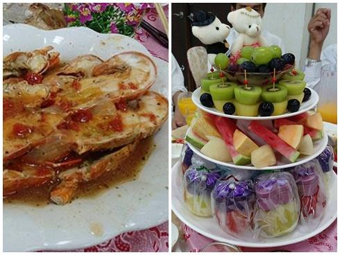 Cỗ cưới quê hoành tráng với 20 món toàn hải sản sang chảnh khiến dân tình choáng váng