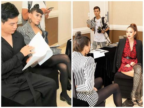 Đằng sau bức ảnh Võ Hoàng Yến liếc xéo Minh Hằng ở hậu trường 'The Face'