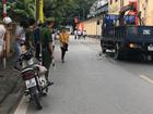 Hà Nội: Một thai phụ rớt con ra ngoài sau khi bị xe tải cuốn