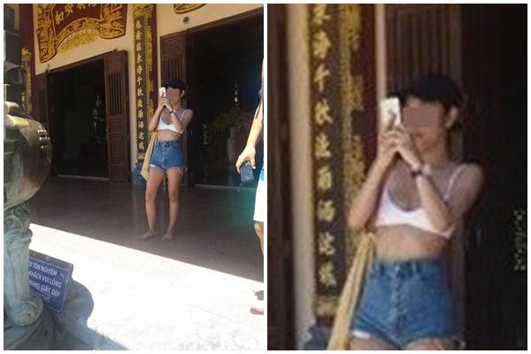 Cô gái mặc bra như bán khỏa thân hồn nhiên chạy xe trên đường-8