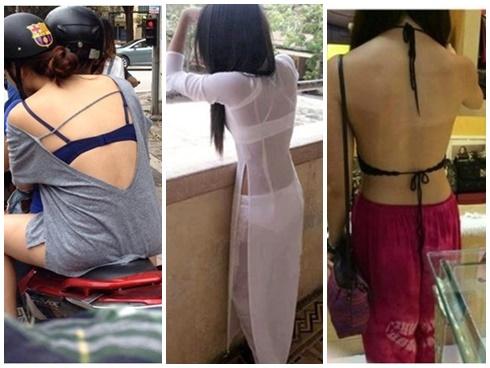 Nhức mắt với muôn kiểu ăn mặc phản cảm khi ra đường của giới trẻ