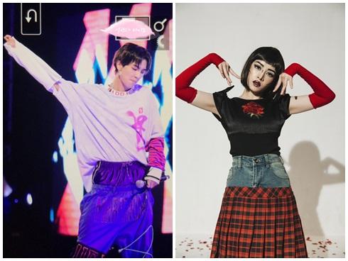 Thần tượng Kpop gây chú ý khi diện quần 2 cạp giống Chi Pu